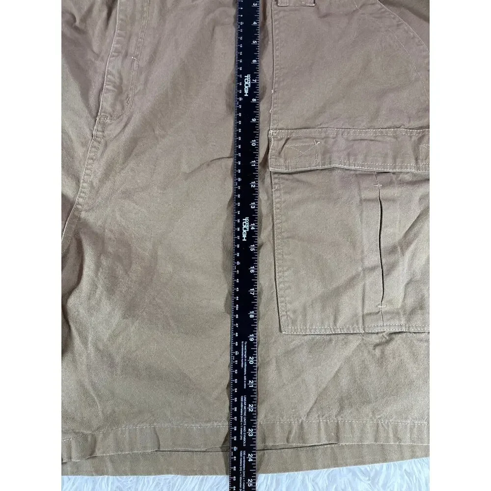 Boulder Creek Cargo Shorts Mens 66 Big Tall Khaki Beige Utility Pockets Casual‎